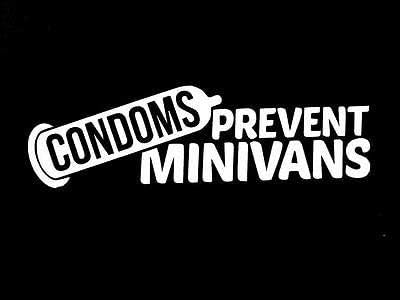 Os preservativos Makarios LLC impedem minivans adultos carros engraçados caminhões Vans Walls Laptop Mkr | Branco | 5,5 x 1,5 | mkr414