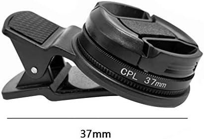 Lente da câmera do telefone, kit de acessório de lente de lente de telefone celular de 37 mm, lente de filtro CPL de