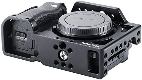 Câmera de proteção de alumínio CAGA DE RACO DE RECULO CHELL FIXO PARA SONY A6400 Vlog de câmera dedicada