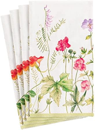 Caspari French Floral Paper Toalha Guardanapo - 15 por pacote