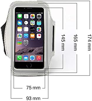 Bolsa de braço de Zting, capa de proteção para celular, capa de proteção de telefone celular esportivo, adequado para bolsa esportiva de telefone celular de 4,9 a 6 polegadas