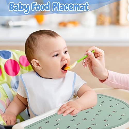 4 pacotes placemats de silicone para bebês não slip placemats para crianças crianças pequenas beats de mesa de tabela