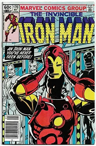Homem de Ferro Invincível 170 VF/NM 1983 Marvel Bronze Age Comics