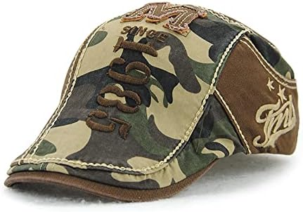 Algodão masculino CAMO CAMOBY CAP FLAT IVY GATSBY CABBIE NEWSBOY Caps de chapéu