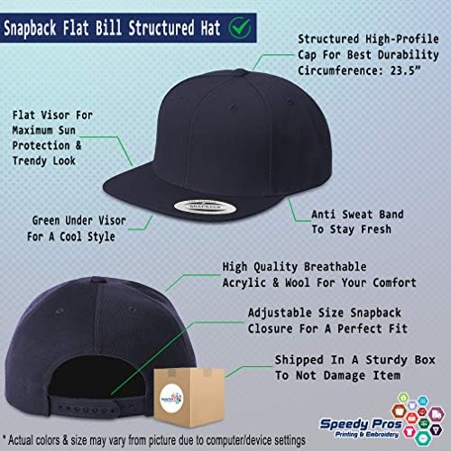 Snapback Baseball Hat Disc Golf sinal de bordado preto bordado acrílico Snaps um tamanho