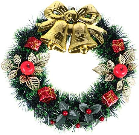 Pretyzoom porta da frente grinalda 1pc natal de natal corarina corajas de coroa de natas de natal decoração de decoração a favor decoração