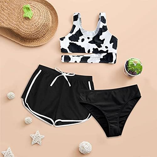 Yowein Teen Girl Swimsuit, Coverups Tamanho 14-16 Criança de menina de menina de maiô de 2 peças de banho de banho para meninas