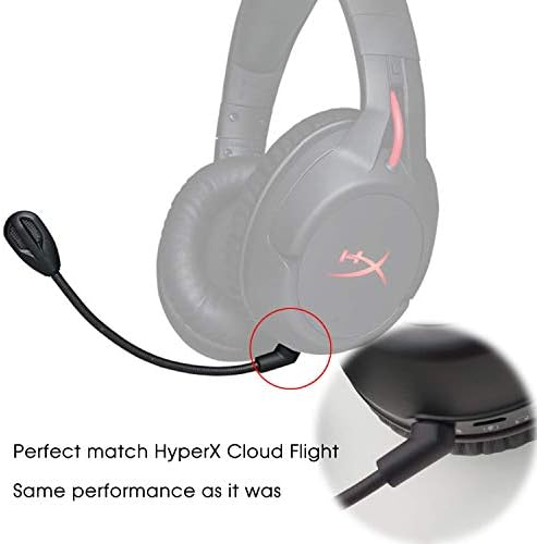 Microfone destacável microfone para Kingston Hyperx Cloud Flight/Flight S para PS4 PS4 Pro Computer PC Headsets de jogo