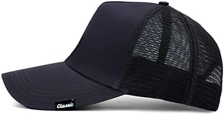 O Geral tamanho XXL High Crown Baseball Cap & Mesh Trucker Hat Big Head Hats - Hat de Papai Respirável Ajustável 23,5 -25,6