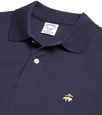 Brooks Brothers Mens Slim Fit Mesh Cotton Performance Golden Fleece Polo Shirt