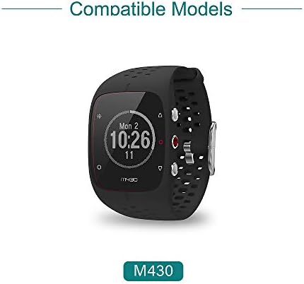 Tusita Charger Compatível com Polar M430 GPS Watch - Cabo de carregamento USB 100cm - Acessórios para smartwatch GPS