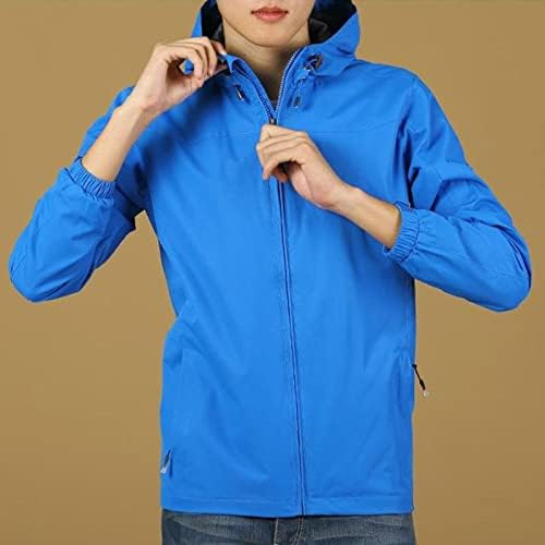 Maiyifu-gj masculino masculino Windbreaker à prova de vento ao ar livre Casaco de chuva à prova d'água