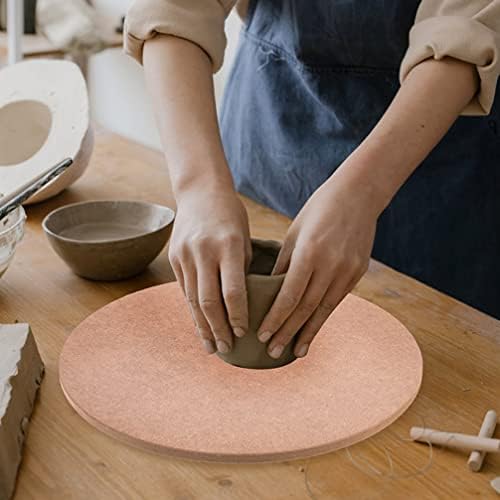 Sewacc redondo fibra placar de cerâmica de barra de cerâmica Tool de secagem de arte de argila bastão equilibrado para uso em cerâmica de argila 15cm