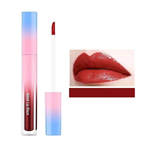 Velvet Liquid Lipstick Cosmetics clássicos à prova d'água clássica Longa Longa Corção suave cor Full Lip Flumping Lip Gloss
