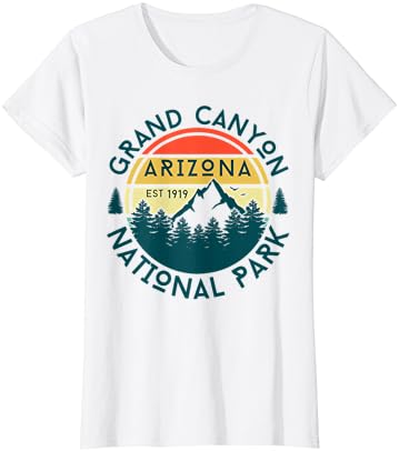 T-shirt de caminhada ao ar livre do Parque Nacional do Grand Canyon do Canyon