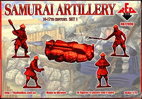 Artilharia Samurai, século 16-17, conjunto 1 1/72 Caixa vermelha 72090