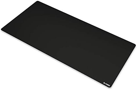 Glorious 3xl estendido de mouse de mouse/almofada - amplo e largo mousepad de pano preto, bordas costuradas | 24 x48