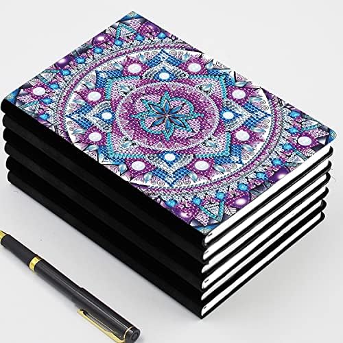 5D DIY Especial Shape Diamond Painting Notebook Bordado Sketchbook Diamond Painting Mosaic A5 Sketchbook Journal Notebook Rhinestone Art Hand Craft Kit