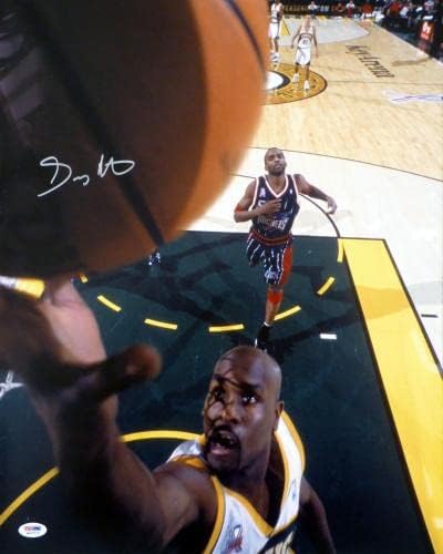 Gary Payton autografou emoldurado 16x20 foto Seattle Supersonics PSA/DNA Stock 200339 - fotos autografadas da NBA