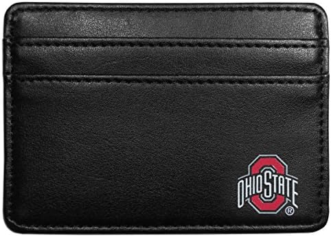 Siskiyou Sports NCAA Ohio State Buckeyes Weekend carteira e clipe de dinheiro, preto, tamanho único