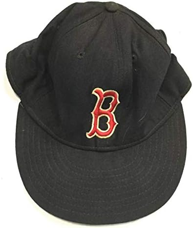 Jim Rice Game usado 1988-89 Boston Red Sox 7 3/8 New Era Baseball Hat Hof CoA - MLB Game Usado Baseballs