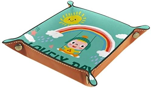 Baby Lovely Day Storage Box Candy Sundries Bandey Bandeja Organizador de Armazenamento Conveniente para Viagem, 16x16cm