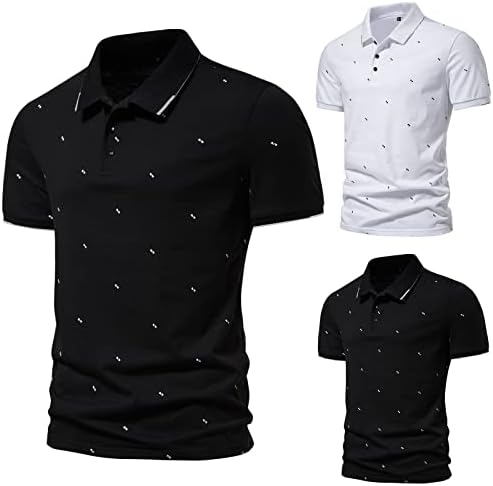 Homens primavera no verão esportes lazer tampo tampo wicking algodão solto lapela casual mangas curtas camisetas top machar camisetas