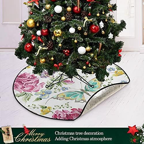 Roses Butterfly Christmas Tree tape