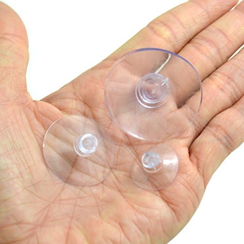 Bronagrand 30 pacote de sucção de plástico transparente copo de otário sem ganchos 3 tamanho, 40 mm, 30 mm, 20 mm