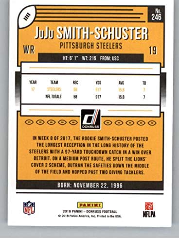 2018 Donruss #246 Juju Smith-Schuster Steelers Football NFL