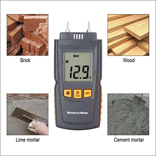 ASUVUD Wood hidrato e medidor de umidade digital Menter Hygrômetro Medição Dispositivo de Medição Woodworking