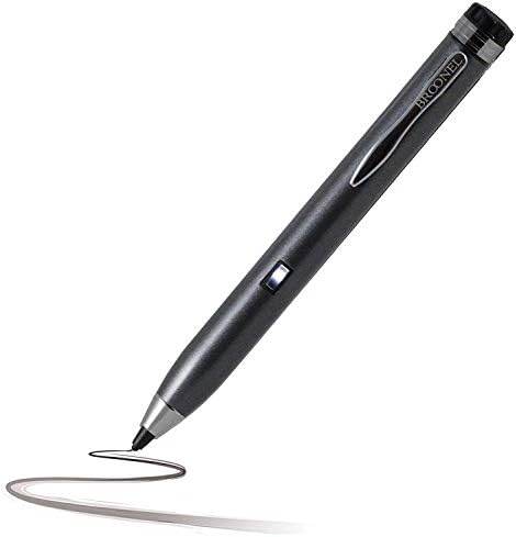 Broonel Grey Point Fine Digital Active Stylus Pen compatível com o Lenovo ThinkVision M14 Portable Monitor