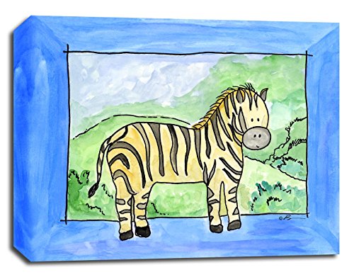 Zebra - tela de 8 x 10