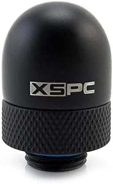 XSPC G1/4 90 graus de ajuste rotativo V2, preto fosco