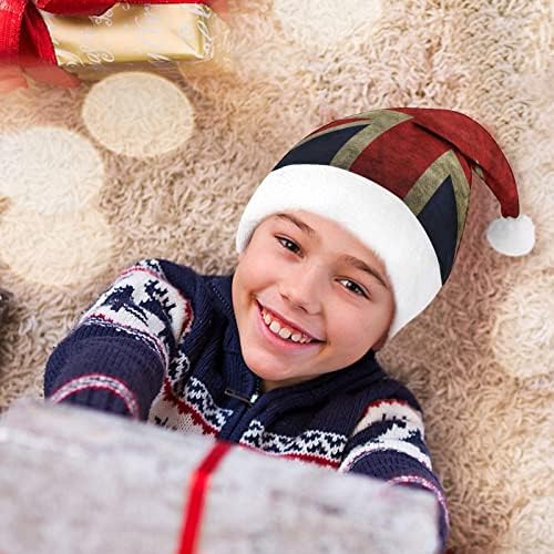 Flag britânico chapéu de Natal personalizado chapéu de santa engraçado decorações de natal
