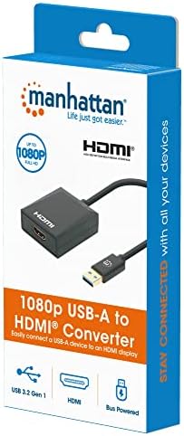 Manhattan USB-A USB 3.1 Gen 1 para HDMI Adaptador 1080p@60Hz
