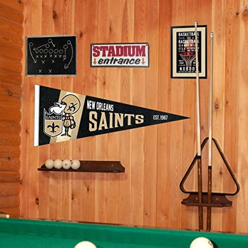 New Orleans Saints Retwack Vintage Retro Pennant Flag