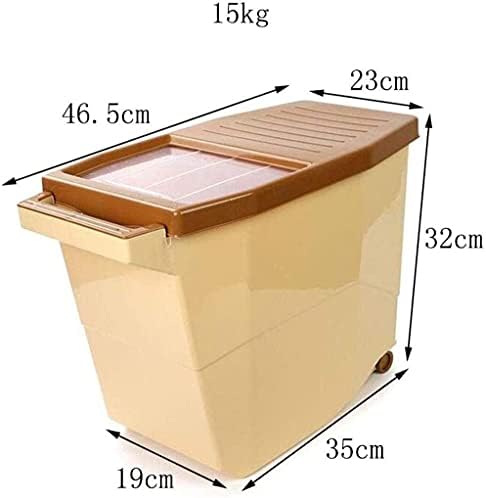 Recipientes de armazenamento de cereais kekeyang caixa de armazenamento de caixa de armazenamento de armazenamento de armazenamento de reserva plana tipo cantina de tampa dupla de arroz brancos de arroz com capacidade de armazenamento de armazenamento de armazenamento de armazenamento caixa de armaz