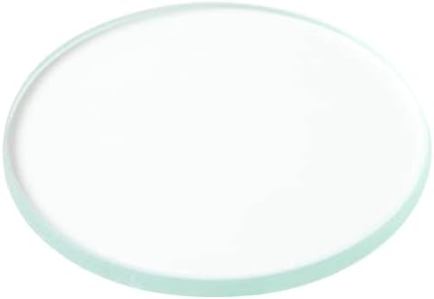Plymor redondo de 3 mm de vidro não ser bordo, 2 polegadas x 2 polegadas