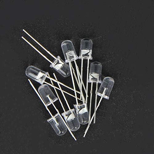 OTHMRO 20pcs 5mm Diodo LED colorido componentes eletrônicos Diodos emissores de luz