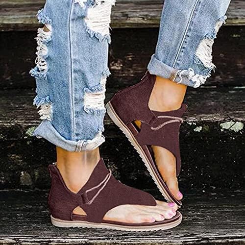 Sandálias de verão casuais msaikric para mulheres 2022 Strappy Wedge sandalias Ladies plataforma Straas de caminhada de sandálias