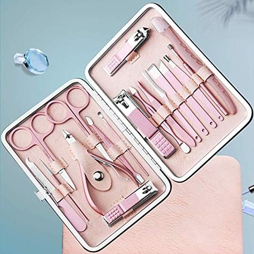 Conjunto de Manicure Profissional Czke Gold Set Pedicure Stainless Acele