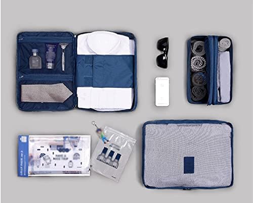Sacos de vestuário pendurados de pacote WYQQ 5 e 1 bolsa de camisa multifuncional capas de roupa respirável para armazenamento