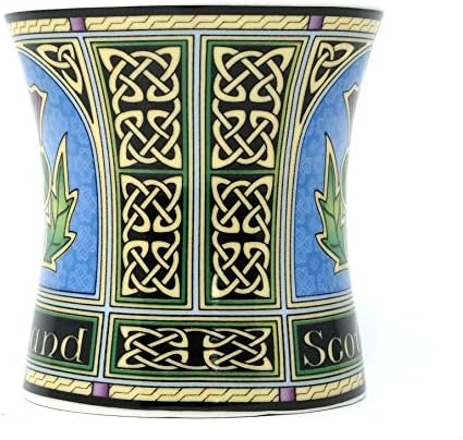 Caneca Royal Tara da Escócia com Thistle - New Bone China Scottish Porcelain Cup - Associação do conjunto com porta de chá