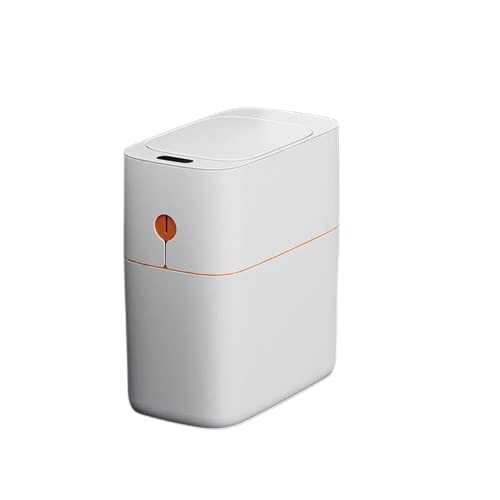 Lata de lixo de plástico de cozinha, lixo de indução pode sensor inteligente lixo embalando 13l banheiro de cozinha lixo à prova d'água lixo
