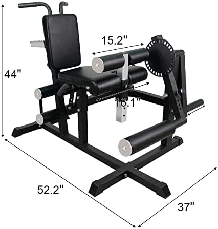 Máquina de extensão de enrolamento e perna das pernas, Máquina Especializada Multifuncional do Corpo para a parte inferior do corpo