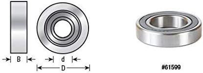 Ferramenta AMANA - Collar Rub 62mm x 1-1/4 61292/88, Grade Industrial