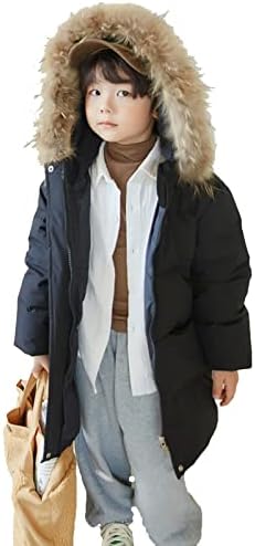 Criança criança garotas meninas casaco de suéter inverno grosso botão quente de colar de gola com capuz