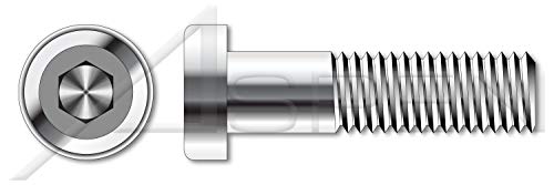 M20-2,5 x 140mm, DIN 6912, métrica, parafusos de tampa de soquete hexadecimal de cabeça baixa, com guia de chave,