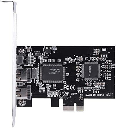 PCIE 1394B Cartão de controlador 800 Mbps PCI para 1394A IEEE 1394 Capture Capture Card Cartão Firewire para Firewire 800
